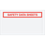 5 1/2 x 10" "Safety Data Sheets" SDS Envelopes