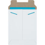 7 x 9" White Stayflats Mailers