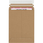 6 x 8" Kraft Self-Seal Stayflats Plus Mailers