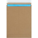 9 x 11 1/2" Kraft Self-Seal Stayflats Plus Mailers
