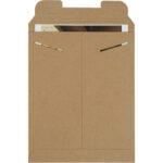 9 3/4 x 12 1/4" Kraft Stayflats Mailers