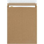 9 3/4 x 12 1/4" Kraft Self-Seal Stayflats Plus Mailers
