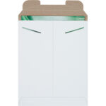 9 3/4 x 12 1/4" White Stayflats Mailers