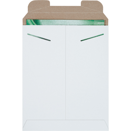 9 3/4 x 12 1/4" White Stayflats Mailers