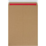 13 x 18" Kraft Self-Seal Stayflats Plus Mailers