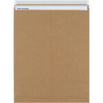 17 x 21" Kraft Self-Seal Stayflats Plus Mailers