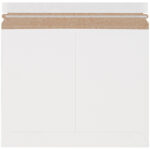 12 1/4 x 9 3/4" White Stayflats Lite Mailers