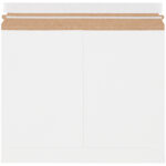 13 1/2 x 11" White Stayflats Lite Mailers