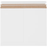 14 7/8 x 11 7/8" White Stayflats Lite Mailers