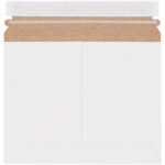 9 x 7" White Stayflats Lite Mailers