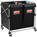 Rubbermaid Collapsible Basket Truck - (2) 4 Bushel