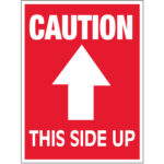 3 x 4" - "Caution - This Side Up" Arrow Labels