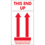 4 x 8" - "This End Up" Labels