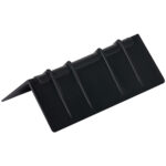 5 1/4 x 2" - Black Plastic Strap Guards