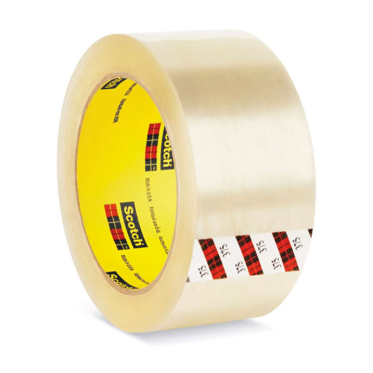 3M 375+ Carton Sealing Tape - 2" x 55 yds, Clear