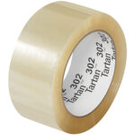 2" x 110 yds. Clear Tartan Box Sealing Tape 302