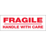 2" x 110 yds. - "Fragile Handle With Care" (6 Pack) Tape Logic Messaged Carton Sealing Tape