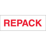 2" x 110 yds. - "Repack" (6 Pack) Tape Logic Messaged Carton Sealing Tape