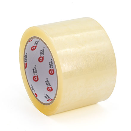 3" x 55 yds. Clear (6 Pack) TAPE LOGIC #1000 Hot Melt Tape