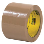 3" x 110 yds. Tan Scotch Box Sealing Tape 371