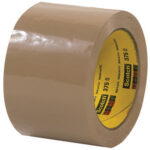 3" x 55 yds. Tan Scotch Box Sealing Tape 375