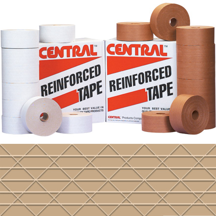72mm x 450' Kraft Central 240 Reinforced Tape