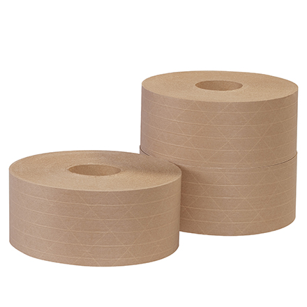 70mm x 450' Kraft Tape Logic #7000 Reinforced Water Activated Tape