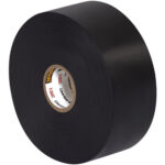 1 1/2" x 30' Black (3 Pack) Scotch Linerless Rubber Splicing Tape 130C
