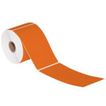3 x 5" Orange Desktop Direct Thermal Label