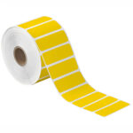 2 1/2 x 1" Yellow Desktop Direct Thermal Label