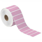 2 1/2 x 1" Pink Desktop Direct Thermal Label