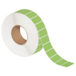 2 x 1" Green Thermal Transfer Labels