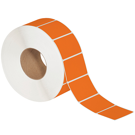 3 x 2" Orange Thermal Transfer Labels