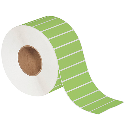 4 x 1" Green Thermal Transfer Labels