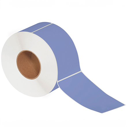 4 x 6 1/2" Purple Thermal Transfer Labels
