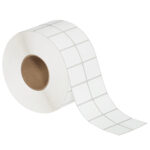 2 x 2" 2- Up White Thermal Transfer Labels