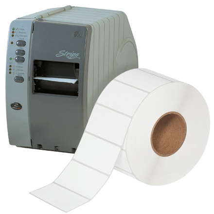 2 x 5" White Thermal Transfer Labels