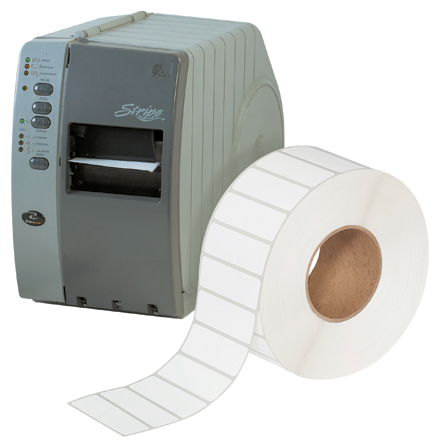 3 x 3/4" White Thermal Transfer Labels