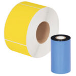 5.12" x 1476' Black Thermal Transfer Ribbons- Wax/Resin