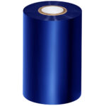 4.02" x 1181' Blue Thermal Transfer Ribbons- Wax/Resin