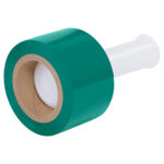 3" x 80 Gauge x 1000' Green Bundling Stretch Film