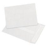 6 x 9" White Flat Tyvek Envelopes