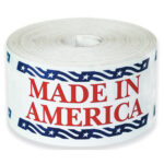 3 x 5" - "Made in America" Labels