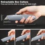 Standard Retractable Utility Knife, Gray - Image 2