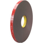 3/4" x 5 yds. Black 3M 4947F VHB Tape