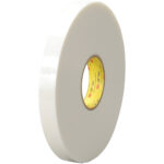 1" x 5 yds. White 3M 4951 VHB Tape