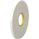 1/2" x 5 yds. White 3M 4951 VHB Tape