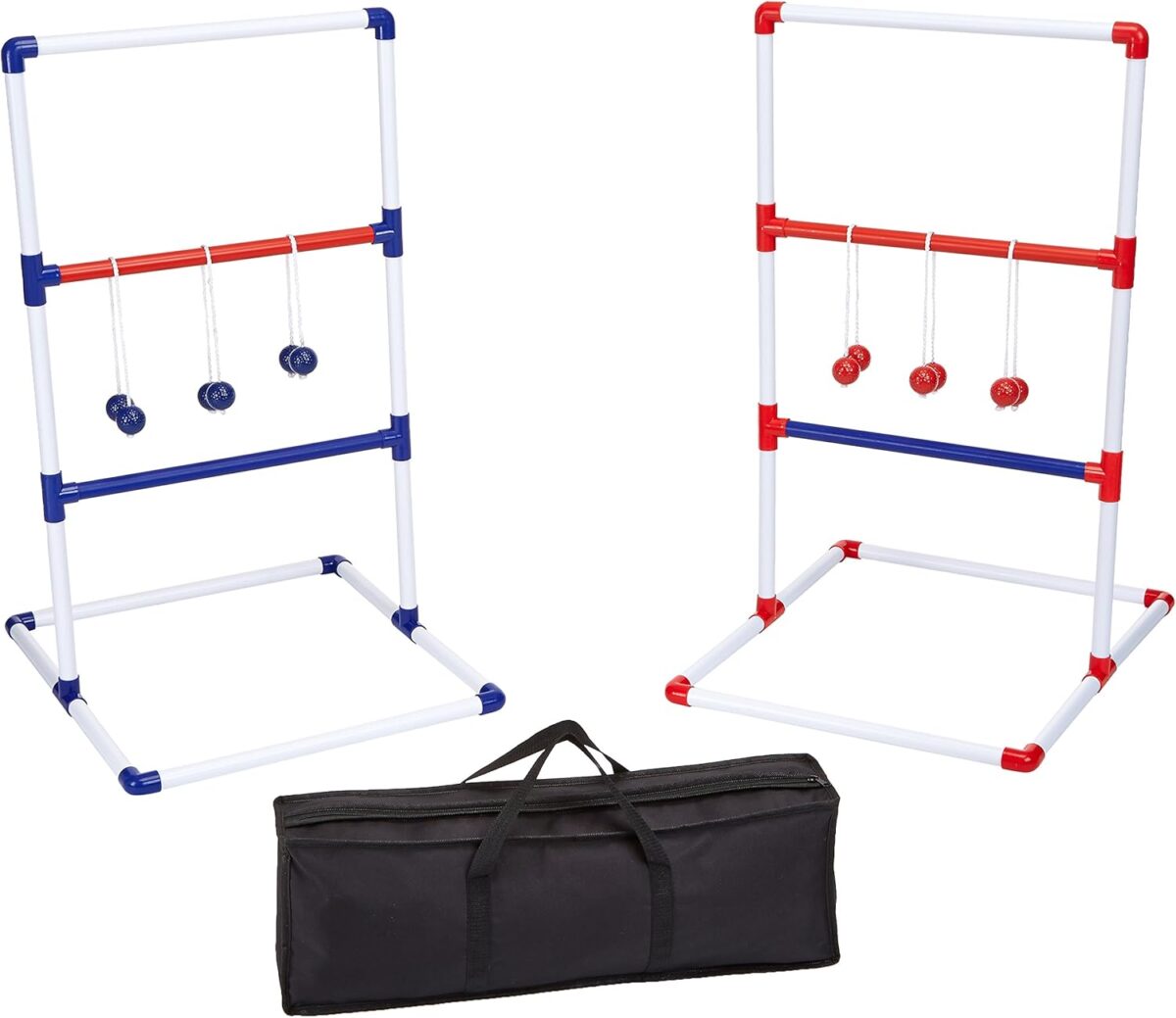 Ladder Toss Game Set, Red/Blue - Image 1