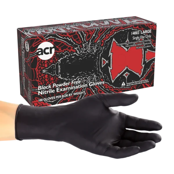 Black Nitrile Gloves