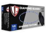 VGuard® A1GA3 8-mil Black Diamond Guard Gloves, Powder-Free, 100/bx